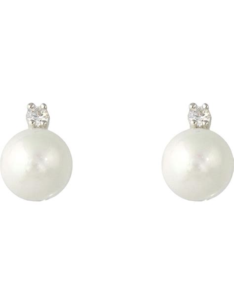 david jones clip on earrings|david jones pearl earrings.